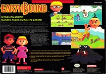 Super Nintendo EarthBound Normal Size Box Mockup Back CoverThumbnail